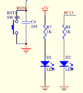 Blink LED on the STM32F103C8T6 - Bits and Bytes